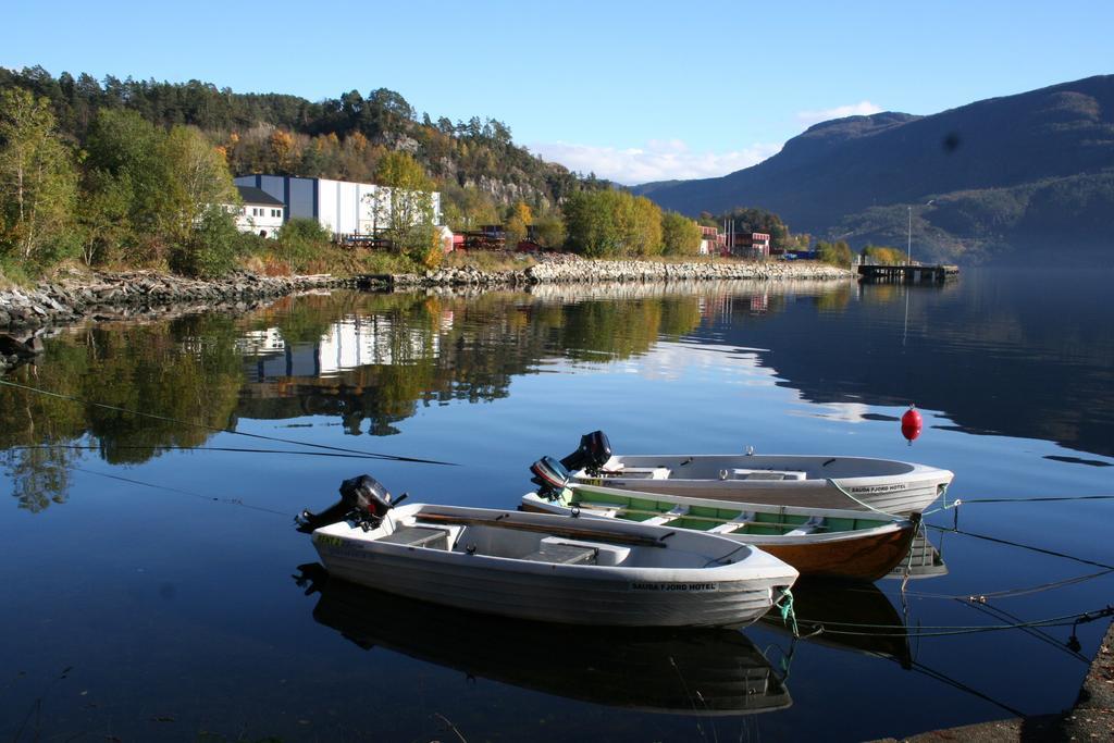 Sauda Fjord Camping Saudasjøen Zewnętrze zdjęcie